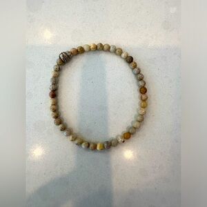 Shinola Beaded Bracelet Petoskey 4mm